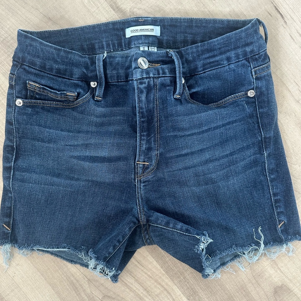 Good American jean shorts